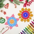 thumbnail image 3 of 24 piezas de recortes de madera para adornos de copos de nieve, árbol de Navidad de madera Abanopi Adornos de copo de nieve de madera, 3 of 5