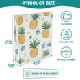 thumbnail image 3 of FORMRS 3 Ring Binder 1.5 inch with Pockets Set of 2 Clip Board 200 Sheets Capacity, Pineapple, 3 of 8