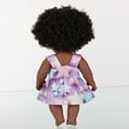 thumbnail image 6 of Xqxayjr under $5 BabyDoll, 12 Inch BlackBabyDoll, Curly Hair Vinyl Realistic Doll, African AmericanToyforGirls,ChildrenAge 3 4 5 6 Gift, 6 of 9