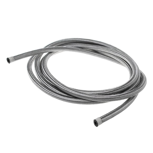 jinwen Automotive Braided Fuel Hose Replacement AN4,,AN8, High Pressure - Stainless Steel 3meter_AN4