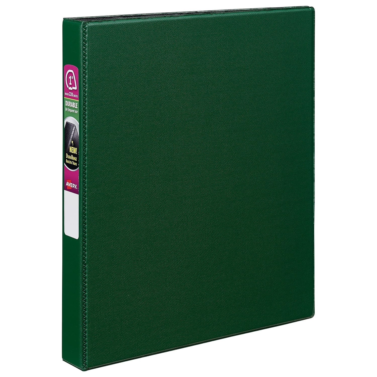 Avery Durable 1' 3-Ring Non-View Binder Green (27253) 326860