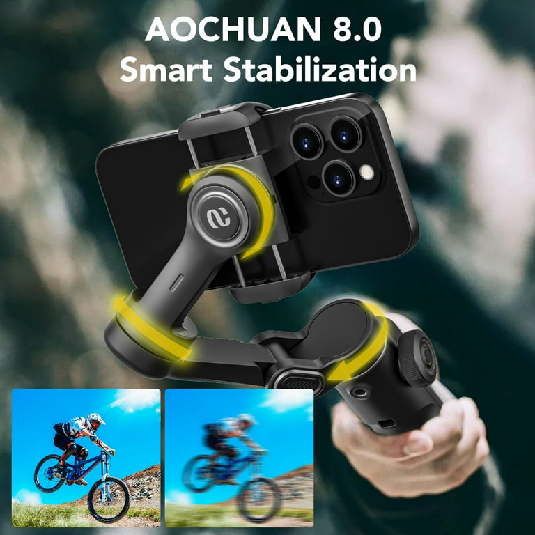 AOCHUAN Smart X2 Smartphone Gimbal Stabilizer with 360° Rotation