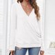 thumbnail image 4 of Blusa de manga larga con cuello en V para mujer a la moda Fridja  fhghd2493, 4 of 5