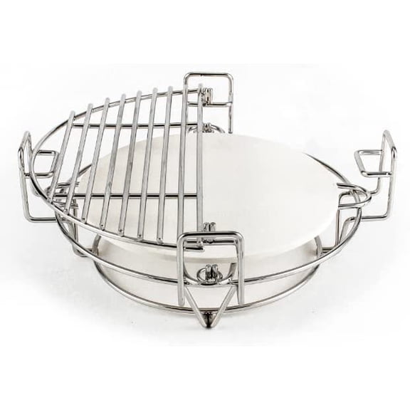 London Sunshine BBQ Smoker Kamado Divide and Conquer for Junior Series