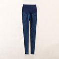 thumbnail image 3 of GERsome Women's Repreve Sustainable Over The Belly Skinny Denim Maternity Jeans, 3 of 9