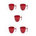 thumbnail image 2 of Cateissary Taza de café Taza de plástico reutilizable Tazas Tazas de agua cómodas Fiesta Decoración de la boda Té Hogar Bar Living Beber Rojo Type2 NO2, 2 of 6