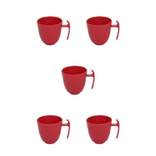 Inteprter Taza de café de plástico, redonda, Universal, protección contra caídas, tazas, tazas de agua suave, barra de leche para boda, Type2 NO2