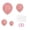 A006- Pink, variant on Silver Balloon Arch Kit Balloon Arch Kit with Balloons Included for Birthday Party Wedding Student Shower Anniversary Party Decorations 129 Piece Set