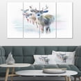 thumbnail image 1 of Magnifique Cerf aux Grandes Cornes - Impression d'Art sur Toile d'Animaux, 1 of 3