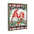 thumbnail image 3 of Stupell Industries Gnome For The Holidays Plaid Graphic Art Luster Gray Floating Framed Canvas Print Wall Art, Design by Kim Allen, 3 of 6