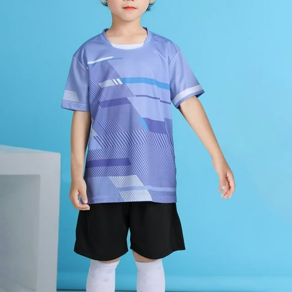 Delliss 1-13 Years Toddler Boys Fashion Print Top Sweat Absorbing Shorts Outfit