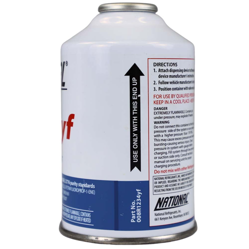 National R1234yf Pure Refrigerant – 8 oz Can | Easy-to-Use Self