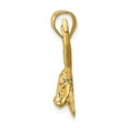 thumbnail image 3 of Gem & Harmony 14K Yellow Gold Deer Head Buck Pendant Necklace with Chain for Women, 3 of 5