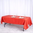 thumbnail image 3 of Efavormart 60x102" RED Wholesale Linens Rectangle Polyester Tablecloths  Banquet Table Linen Wedding Party Restaurant Tablecloth, 3 of 10