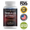 Tribulus Pure - For Increased Libido & Drive - 45% Saponins - Promotes Testosterone Production for Men - Made in the USA