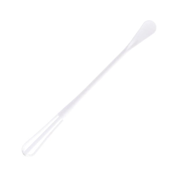 Cateissary Batidor Manual de huevos, agitador de alimentos, mezclador de leche de plástico, batidor de mano, cuchara agitadora, accesorios de Cocina y Comedor Blanco