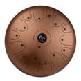 thumbnail image 1 of Tambor de percusión Irfora Profesional 14 pulgadas 15-Tone Steel Tongue Drum Hand Pan Drum C Llave Instrumento de percusión con mazo de tambor Bolsa de transporte Irfora Tambor de percusión, 1 of 7