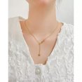 thumbnail image 6 of K-KED Stunning Light Luxury Heart-Shaped Pendant Fashionable Stainless Steel Necklace-Gold, 6 of 6