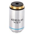 thumbnail image 4 of Microscope Objective, Clear Imaging Microscope Objective Lens Wide Viewing 40X High Transmittance Brass Stainless Steel  For School, 4 of 7