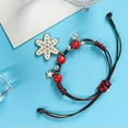 thumbnail image 4 of K-KED Fashion Adjustable Double Layer Metal Bracelet Christmas Gift Women Delicate Jewelry -Snowman, 4 of 9