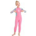 thumbnail image 3 of Hugtrwg Traje Buceo para Niñas Y Manga Larga Trasera para Acuáticos (XXL Rosa), 3 of 9