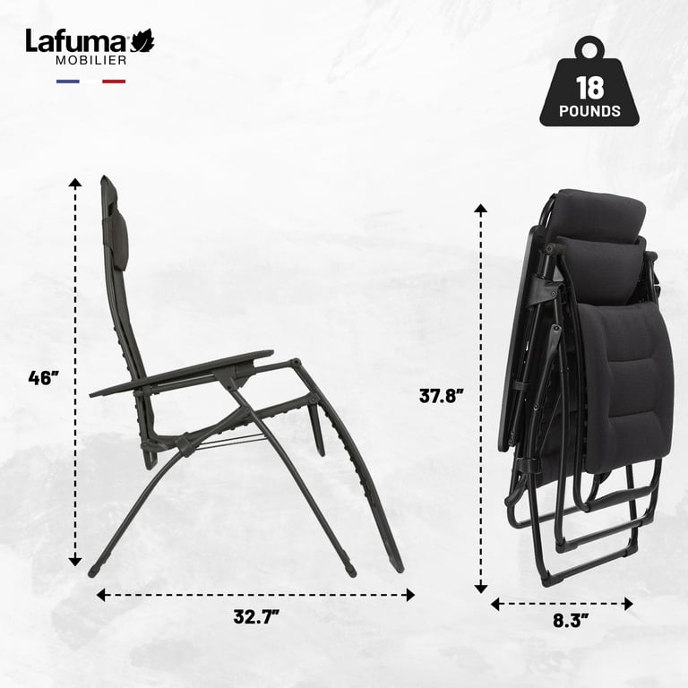 Lafuma, Outdoor Lounge Chair, Futura Air Comfort Zero Gravity