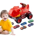 thumbnail image 4 of Dinosaur Truck Toys Fgerh46769gre (vehículo Misil Catapulta Transformador) Rojo, 4 of 9