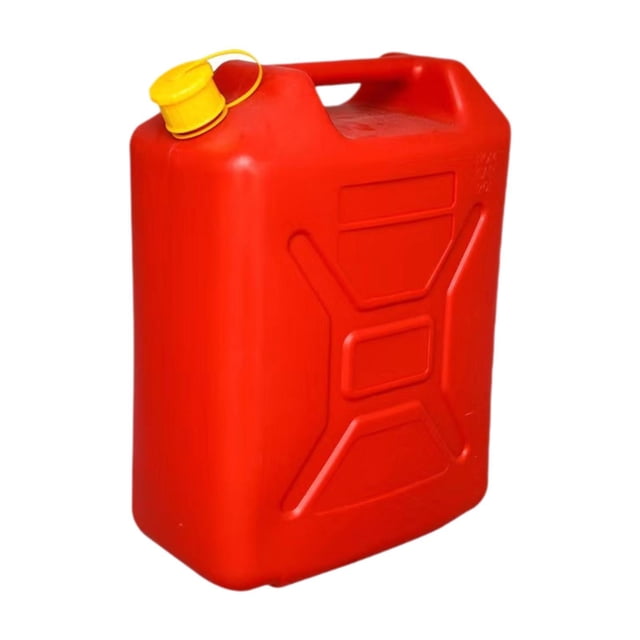 Bidón para coche y motocicleta, cubo para repostar líquidos, a prueba fugas, color rojo, accesorio para vehículos todoterreno y 20 L