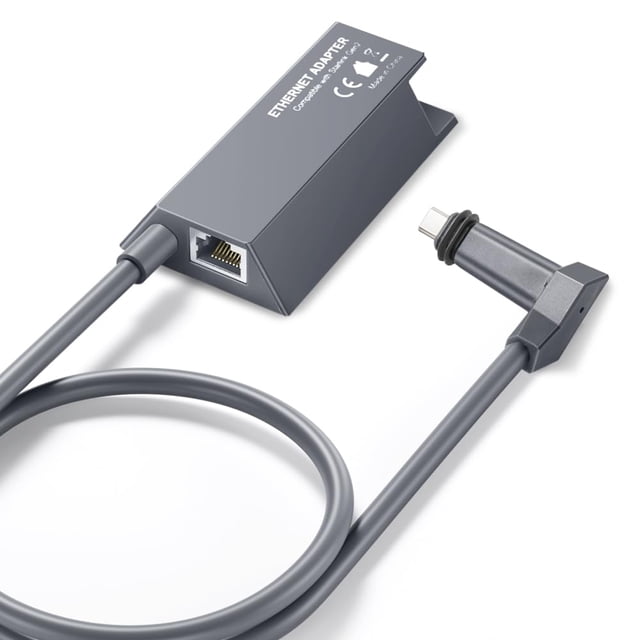 JESWO Adaptador Ethernet Starlink para V2, Adaptador para Starlink, Starlink a RJ45 Gigabit Ethernet, con conexión de Red Estable, para Starlink Activated Gen 2