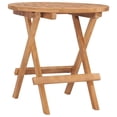 thumbnail image 4 of Juego de comedor para jardín VidaXL, plegable, 3 piezas, madera de teca con cojines, 4 of 9