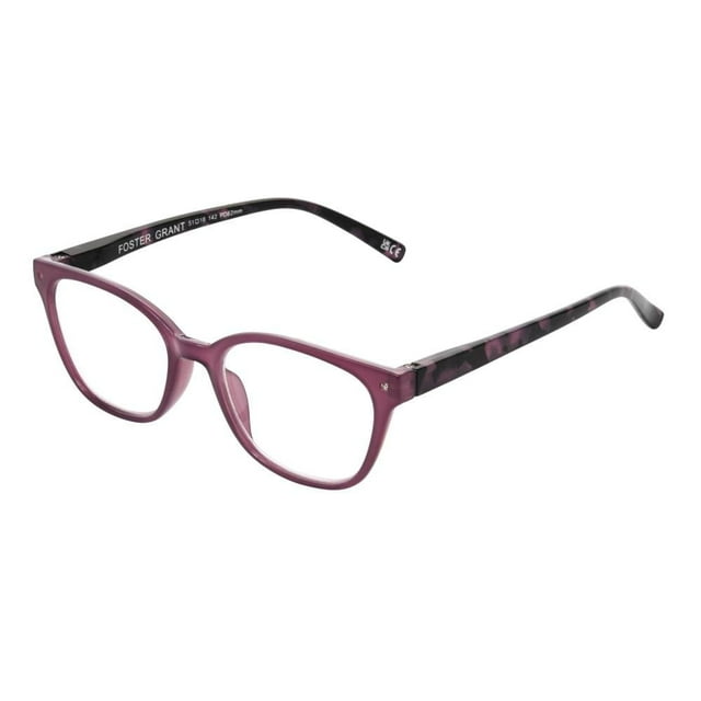 Lentes de lectura EZ Readers mujer modelo forma cuadrada color morado,dioptria 2.0