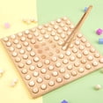 thumbnail image 3 of Clip de Beads Aprendizaje Interactivo de Desarrollo Matemáticas Montessori Juguete Puzzle Juguete para Adultos 4-6 Sunnimix Playset de cuentas de madera, 3 of 8