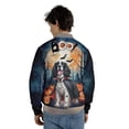 thumbnail image 5 of Happy Halloween Vampire English Springer Spaniel BOO with Pumpkins Fun and Spooky All Over Print 3D Baseball Jacket Springers Dog Lover Gifts Bomber Jacket Softball - 00018, 5 of 6