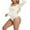 White, variant on Viluyesy Womens Long Sleeve Shapewear, Scoop Neck Seamless Tight Fit Tummy Control Yogo Sculpting Butt Bodysuit Red 3XL