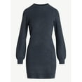 thumbnail image 5 of Scoop Long Sleeve Saddle Sweater Dress, Sizes XS-XXL, 5 of 5