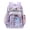Purple, variant on Soda Candy Clear Backpack Heavy Duty TPU Transparent Backpack Stadium Approved Large Waterproof Clear Book Bag Quick Security Check See Through Backpack with Reinforced Straps, Purple