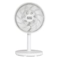 thumbnail image 2 of BLACK+DECKER BFDTD12VW 12-In. 3-Speed Oscillating Portable Dual-Blade Table Fan with Remote, White, 2 of 13