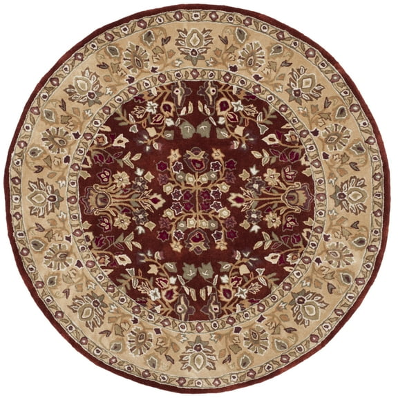 SAFAVIEH Total Performance TLP721B Rust / Green Rug