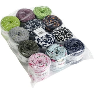6Pcs Knitting Yarn T-shirt Yarn Chunky Yarn Spaghetti Yarn for Throw  Blanket Craft , Set A
