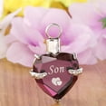 thumbnail image 4 of Heart Cremation Jewelry Ash Urn Memorial Keepsake Pendant - Son, 4 of 10