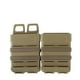 thumbnail image 2 of Accesorios para herramientas de caza con caja de extracción rápida, caja de almacenamiento de plástico ABS, accesorio para chaleco Molle, marrón 1 par Monstrate OD000204-03, 2 of 5