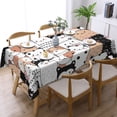 thumbnail image 2 of XMXY Table Cloth Rectangle Table, Cartoon Cute Animals Dogs Dining Table Cover Waterproof Washable Outdoor Tablecloth, 54 X 72 Inch, 2 of 8