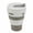 gray, variant on WellDeco 11.84 fl oz Collapsible Coffee Cup, Foldable Spill Resistant BPA-Free Silicone Travel Cup Mug for Office Hiking Outdoor Trips