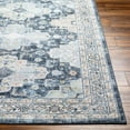 thumbnail image 5 of BoutiqueRugs Jara Traditional Area Rug - Machine Washable - Charcoal, Medium Gray, Navy - 6'7" Round, 5 of 10
