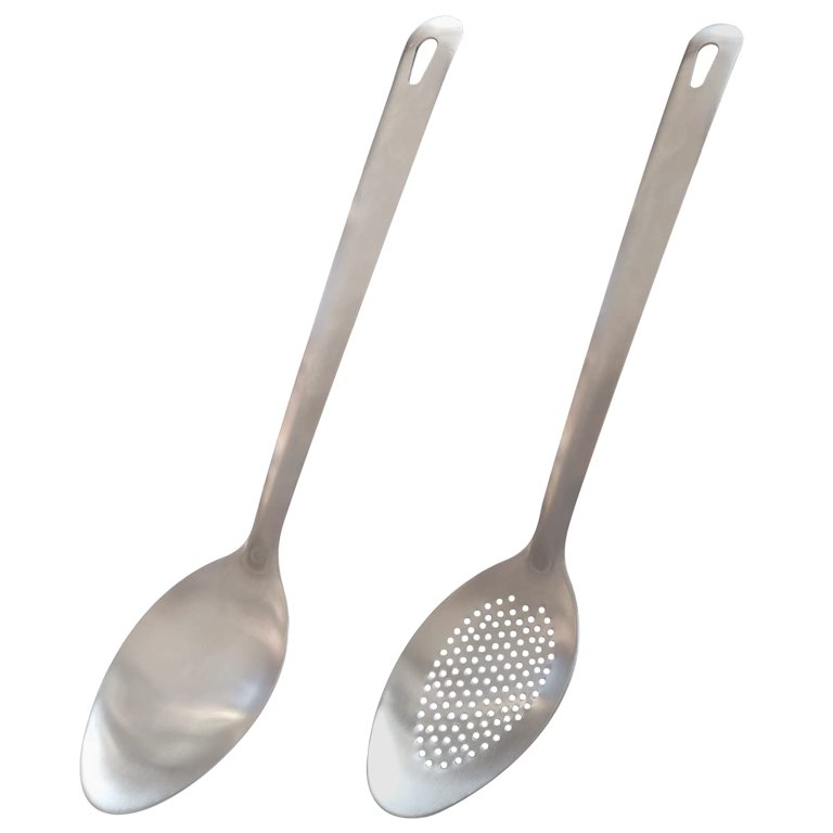 LARGE METAL SPOON