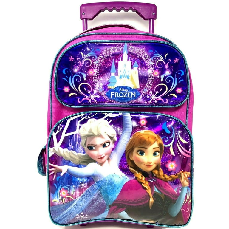 Disney Frozen Rolling School Backpack Large–