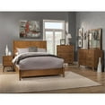thumbnail image 2 of Allora Mid Century Modern Mirror in Acorn Brown, 2 of 3
