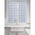 thumbnail image 2 of Ocean Blue Fish Living Room Curtains 2 Panel, Summer Fishing Coastal Nautical Simple Cafe Window Treatment, Extra Long Farmhouse Bedroom Bathroom Kitchen Curtains Drapes 104"x72", 2 of 6