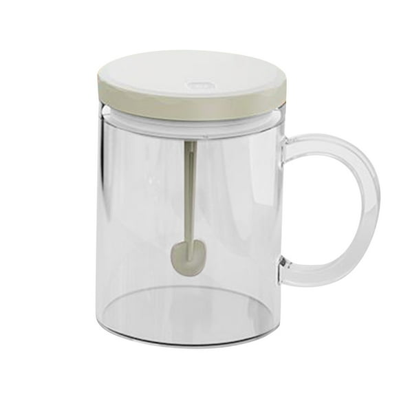 Glass and Bottle Glass Self-Stirring Travel Cup for Quick Mixing - High Speed Mixing Cup for Home Coffee