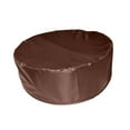 thumbnail image 4 of Cubierta de piscina redonda, cubierta protectora para arenero, diseño elástico impermeable. café 122x30cm, 4 of 9